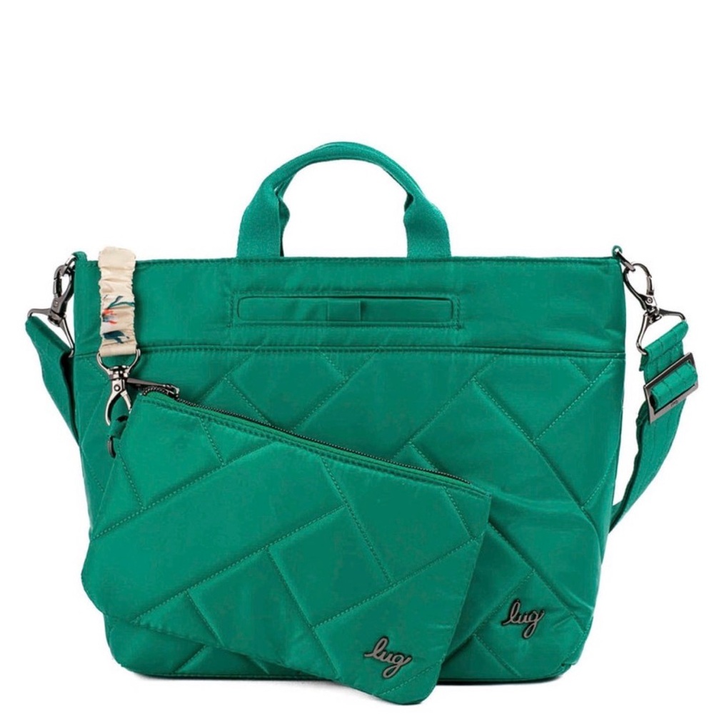 Lug Tenor 2pc Crossbody Bag NWT Kelly Green